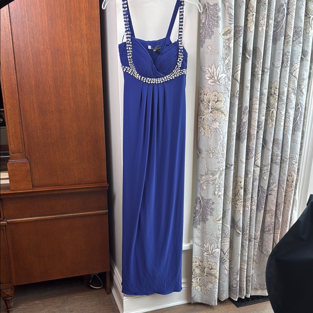 Elegant Blue Evening Dress